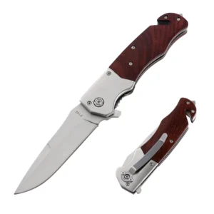 F142 Customized Pocket Knife Folding Knife for Engraved on Wood Handle Outdoor Camping Knife product view 1