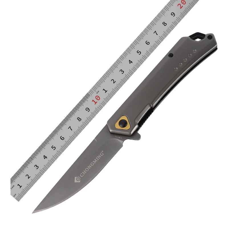 Promote Products Titanium Blade Forged Folding Pocket Knifes Knife Outdoor Camping with logo product view 1