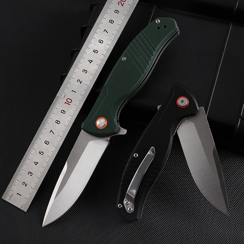 D2 G10 Handle Folding Pocket Knife - JK112 - product view 2