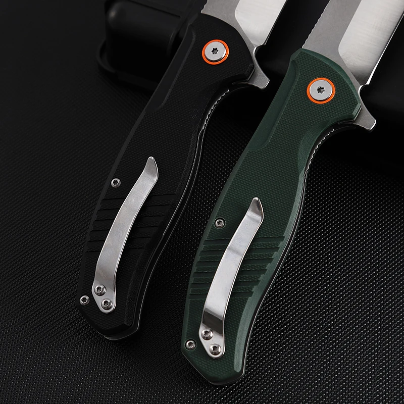 D2 G10 Handle Folding Pocket Knife - JK112 - product view 4