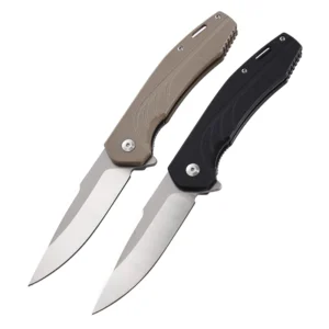 D2 G10 Handle Folding Pocket Knife - JK210