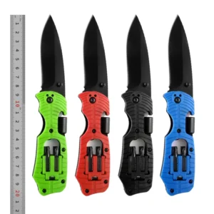 Stainless Steel Folding Pocket Knife with Screwdriver Tools - XI-22