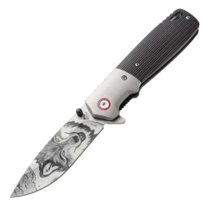 3Cr13 stainless steel Wood Handle Folding Pocket Knife - CM124