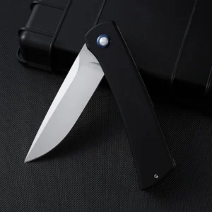 Moigh Grade Best Pocket Knife in Christmas D2 Terä Black G10 Handle Taittoveitset for Sales product view 4