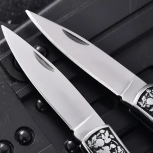 Women's Mini Pocket Folding Knife with Resin Handle Easy-Carry Keychain for Camping for EDC & Industrial Use DIY Grade - product view 3