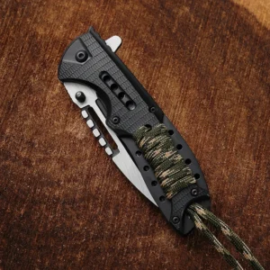 G201 European&American Hot Selling OEM Custom Plastic Rope Handle Steel Blade EDC Outdoor Camping Hunting Folding Pocket Knife - product view 3