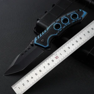 Plastic Handle Wild Hiking Hunting Bushcraft Pocket Folding Survival Knife with Glass Breaker - product view 2