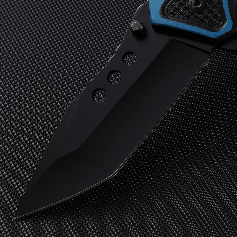 Plastic Handle Wild Hiking Hunting Bushcraft Pocket Folding Survival Knife with Glass Breaker - product view 4