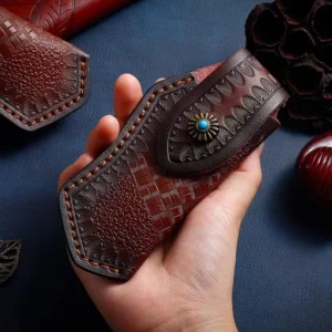 Leather Knife Sheath - sheath 01 - product view 3