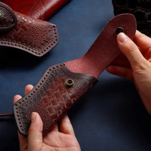 Leather Knife Sheath - sheath 01 - product view 4