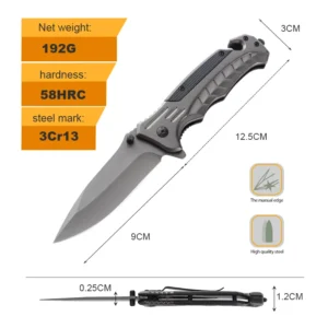 3Cr13 Stainless steel G10 Handle Folding Pocket Knife - FA46 - product view 2