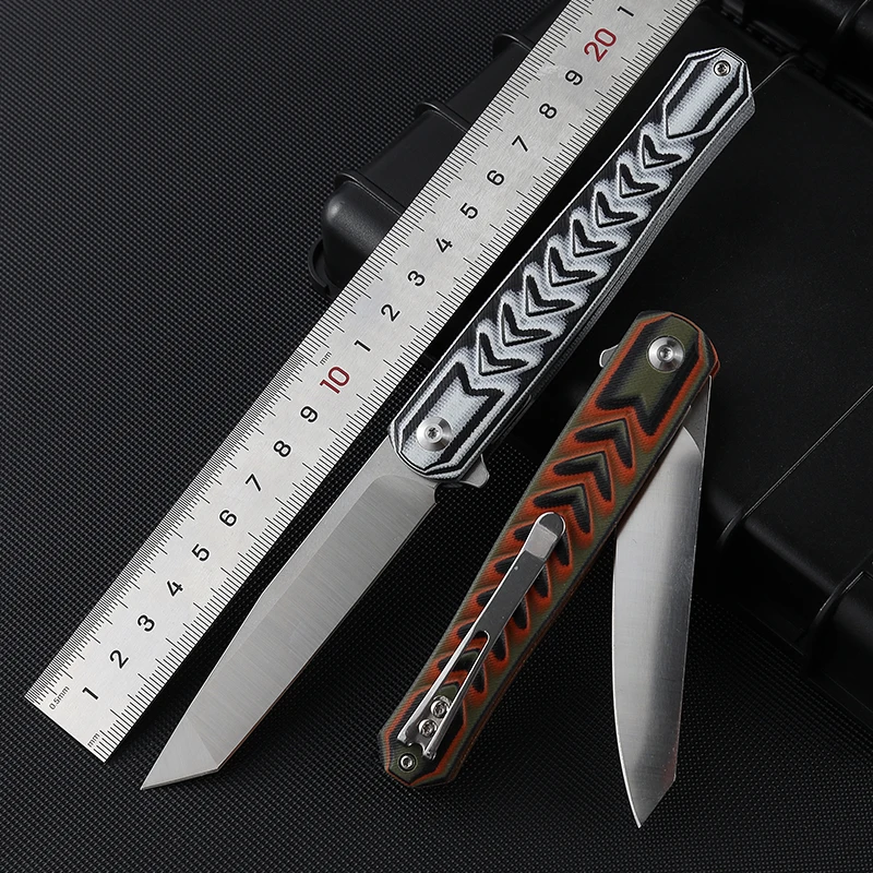 D2 steel G10 Handle Folding Pocket Knife - JJ147 - product view 2