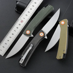 D2 steel Micarta Handle Folding Pocket Knife - MZ-306 - product view 3