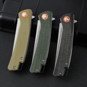D2 steel Micarta Handle Folding Pocket Knife - MZ-306 - product view 4