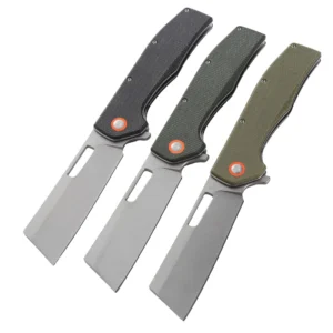 D2 steel Micarta Handle Folding Pocket Knife - MZ-301