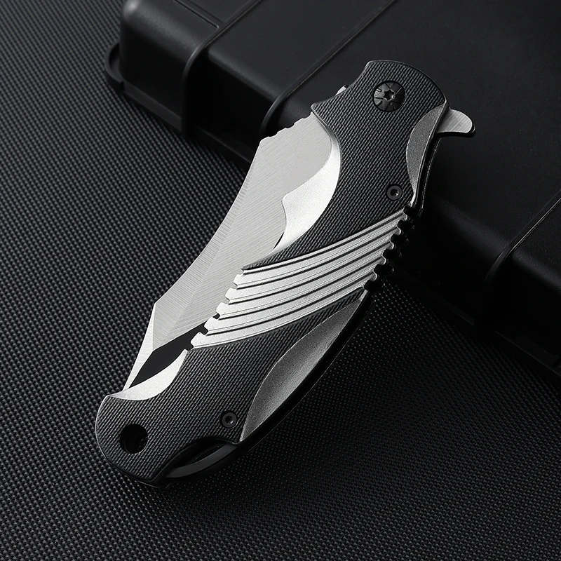 Outdoor Adventure Camping Pocket Knife Jungle Knife EDC Folding Aluminum Handle Knife product view 4