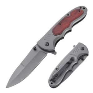 DA48 Custom Stainless Steel Pocket Knife Titanium Handle 3Cr13 Blade Outdoor Hunting DIY Grade Free Sample OEM/ODM Supported