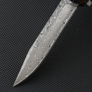 Damascus Steel Pocket Knife Folding Knife Colorful G10/Carbon Fiber Handle EDC Tool Knife for Outdoor Camping Hiking Fishing - product view 3