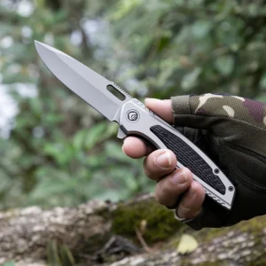 Factory Direct New Custom D2 Blade Black G10 Handle DIY Outdoor Camping Wholesale Pocket Knife product view 3