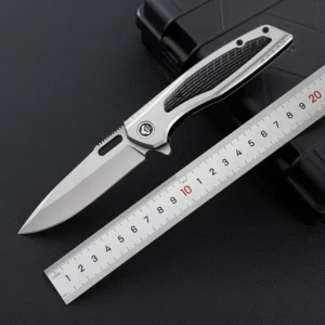 Factory Direct New Custom D2 Blade Black G10 Handle DIY Outdoor Camping Wholesale Pocket Knife product view 4