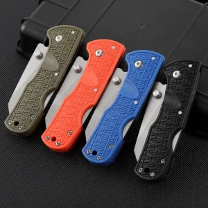 2026 New Outdoor Pocket Knife 8cr13 Blade Nylon Fiberglass Handle Folding Knife Camping Folding Knives product view 3