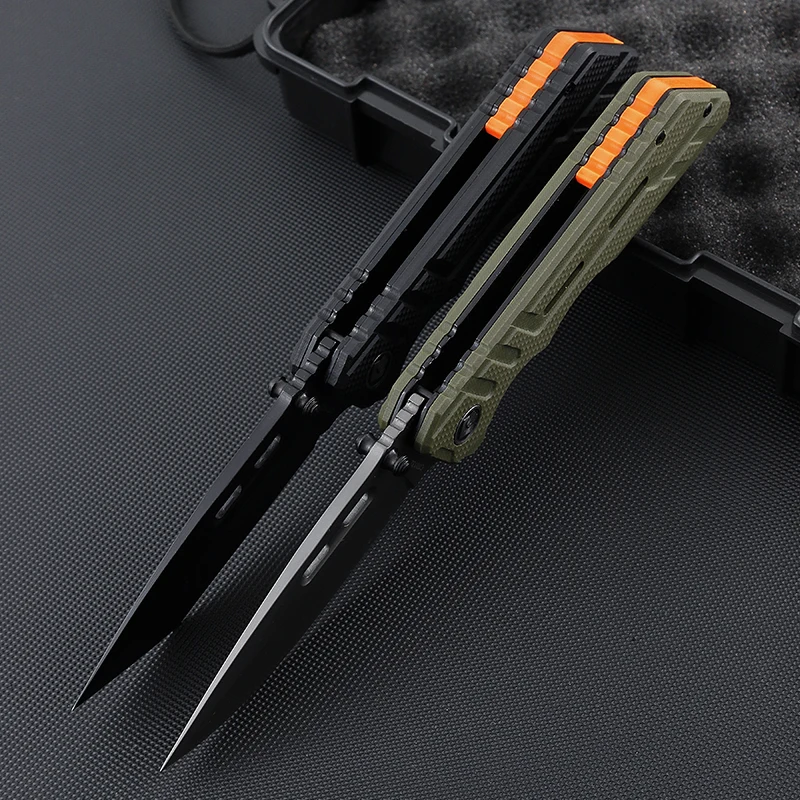 Hot Selling High Quality Custom Toptan satış G10 Handle D2 Bıçak Outdoor Camping Folding Pocket Knife product view 4