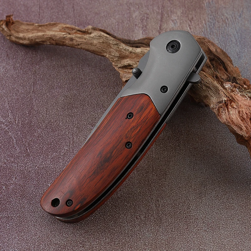 3Cr13 Stainless Steel Wood Handle Folding Pocket Knife - DA301 - product view 4