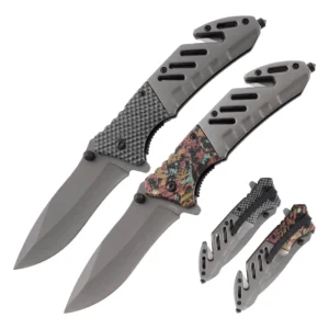 New Styles 3D Printing Outdoor Camping Camping Stainless Steel Folding Handle Pocket Knife Tools