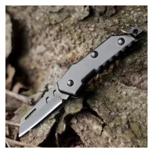 Hot Selling Coating Aluminum Handle Mini Pocket Knife Universal Outdoor Camping Folding Stainless Steel