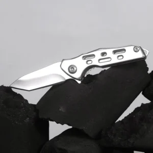 K66 2.3-inch Wholesale Customized EDC Camping Steel Blade Pocket Knife Mini Folding Folding Knife with Glass Crusher product view 2