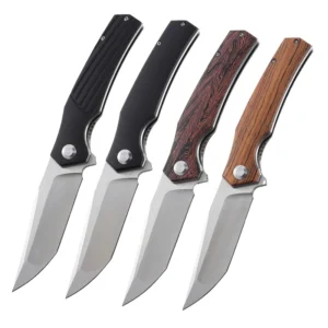 Hot Selling New Wholesale Customized D2 Steel Knife Outdoor Camping Gift Collection Folding Pocket Knife