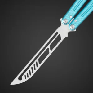 High End Titanium Alloy butterfly Training Tool Safe Portable Foldable Not Cutting Edge Beginner Training and Training Tool product view 2