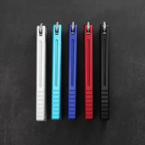 High End Titanium Alloy butterfly Training Tool Safe Portable Foldable Not Cutting Edge Beginner Training and Training Tool product view 3