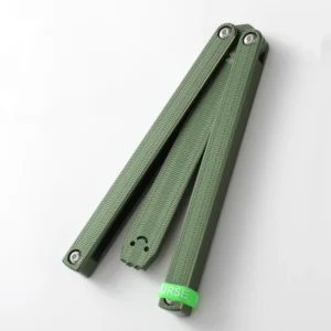 7050 Titanium Alloy Customized Practical Folding butterfly Outdoor Camping Training Knife Toy Gift product view 2