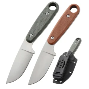 D2 Tooling Steel Full Tang Knife Micarta Handle Straight Knife Fixed Blade Knife Kydex Sheath product view 1