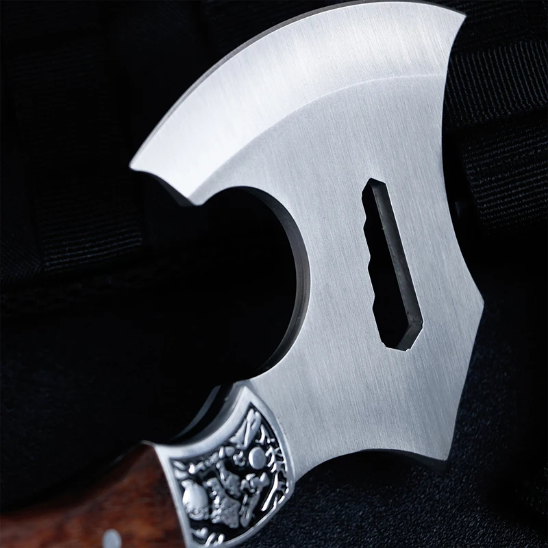 Wholesale Customized High-quality Wooden Handle Axe,Multi-purpose Outdoor Simple Camping axe product view 3
