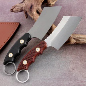 Manufacturer's Customized Kitchen Knife Wooden Handle Cover for Outdoor Camping Household Use Wholesale DIY product view 4