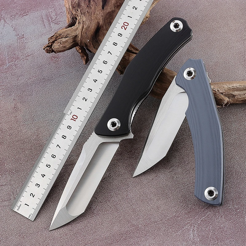 Colored G10 Handle Outdoor Folding Hunting Pocket Knife With CNC Grinding D2 Steel Blade for Camping Survival Used - product view 4