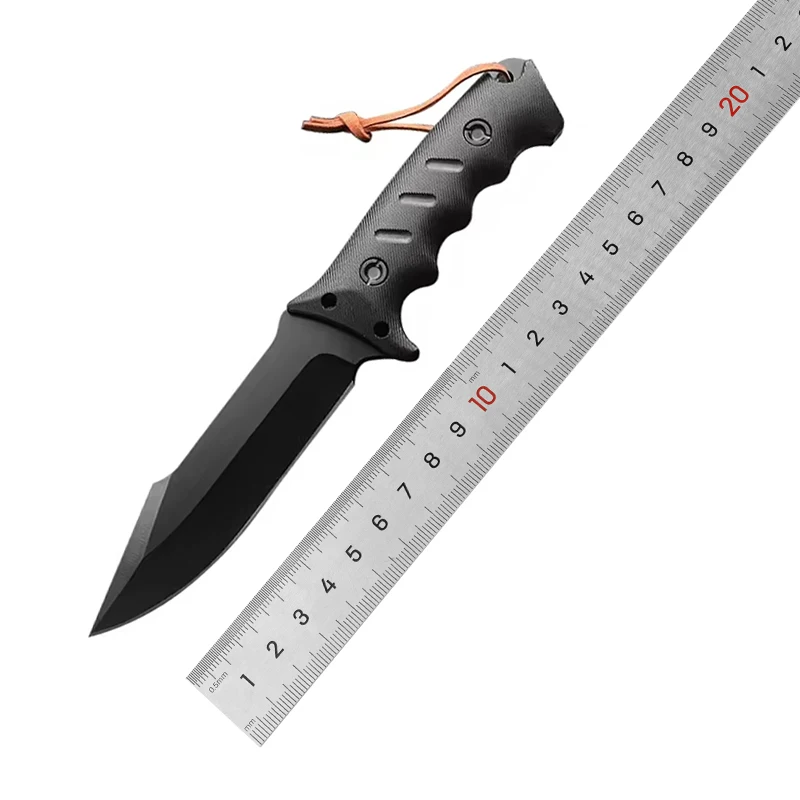 Brazil Hot Selling Hallogh-quality G10 Handle Outdoor EDC Fixed Klinge Gift Pocket Knife with Kydex Sheath product view 2