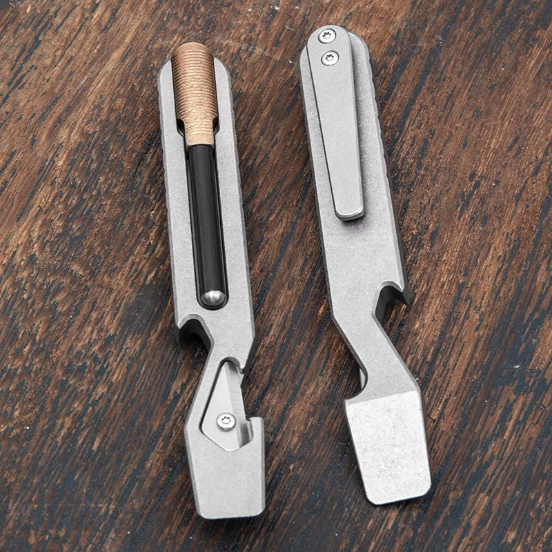 Titanium Pry Bar and Bottle Opener - product view 4
