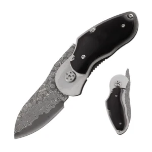 High Quality Customizable Mini Damascus Outdoor Folding Pocket Knife Camping EDC Knife product view 1