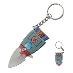 High Quality Mini Folding Pocket Knife with Damascus Blade Necklace Hanging Women Camping EDC Use Customizable