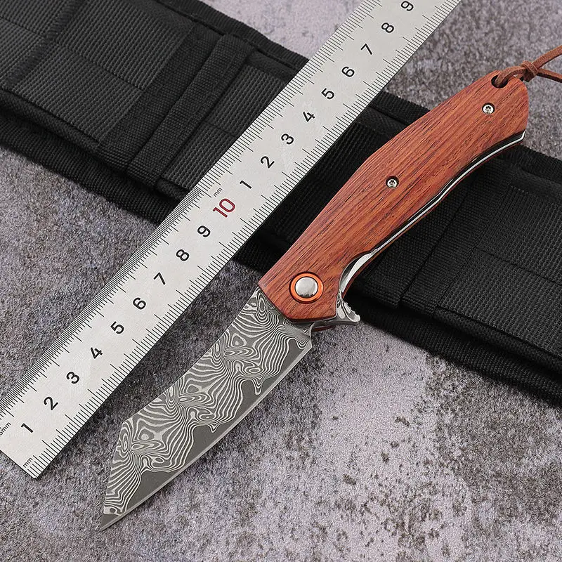 2026 New Top Quality High End Boutique Professional Outdoor Couteaux de poche Damascus Knife for Vente en gros product view 4