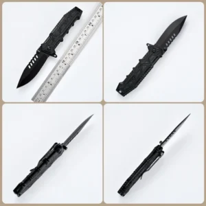 Sellers Customizable 3Cr13 Stainless Steel Folding Knife Aluminum Handle Camping Hunting Outdoor Pocket Knife Support