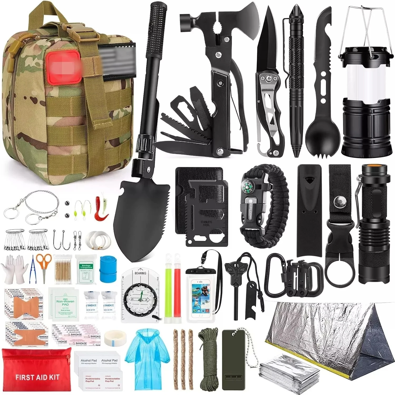 Wholesale Outdoor Kit Waterproof Emergency Equipment for Camping Nylon Canvas product view 1