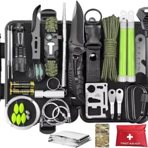 Portable Outdoor Camping Kit Waterproof Multipurpose Tool for Merhabaking Tour Emergency Supplies