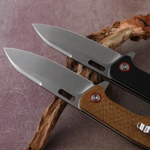 High Quality D2 Steel Blade Folding Pocket Knife G10 Micarta Handle Stainless Survival Knife Outdoor Camping Hunting - product view 4