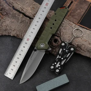 G10 Knife New Design D2 Steel Čepel Stainless Steel Folding Pocket Knife Comfortable product view 2