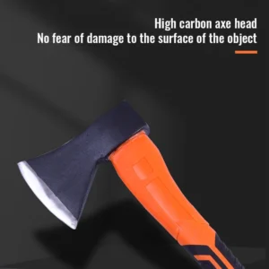 Custom High Carbon Steel Camping Hatchet Axe Industrial Grade TPR Handle for Wood Cutting DIY Outdoor Projects Wholesale - product view 2