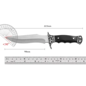 Outdoor Survival Hunting Knives DIY Grade Pocket Knife 9Cr18Mov Steel Lame Customizable OEM Support Wood Camping - product view 2